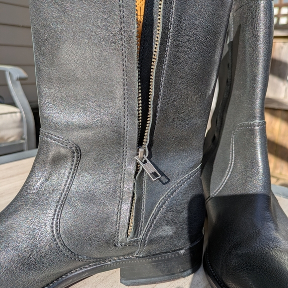 Cole Haan Mens Nike Air Black Mid-Calf Boots 8 - Picture 3 of 14